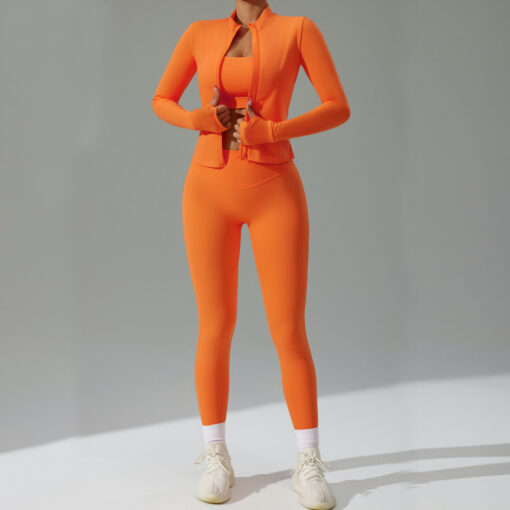 new tight yoga suit suit girl Three piece suit for hiking suits for running suits10